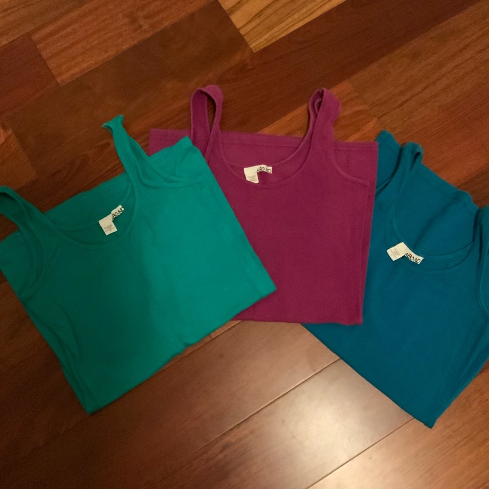 NORDSTROM ABOUND basics tank top bundle x3